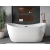 Mexen X-Wall-R Nischenregal mit Flansch 75 x 30 cm, gebürstetes Kupfer - 19C0753010