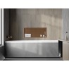 Mexen X-Wall-R Nischenregal mit Flansch 75 x 30 cm, gebürstetes Kupfer - 19C0753010