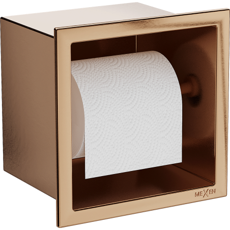 Mexen X-Wall-P Toilettenpapierhalter, gebürstetes Kupfer - 19C3