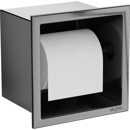Mexen X-Wall-P Toilettenpapierhalter, gebürstet gun gray - 19E3