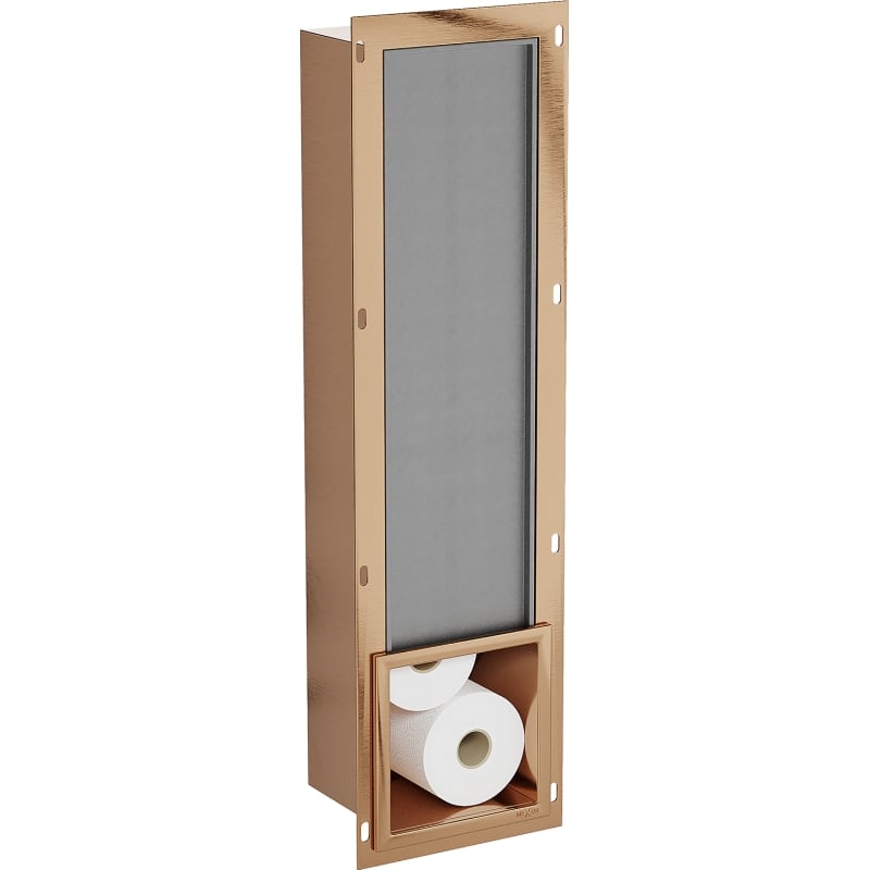 Mexen X-Wall-B Toilettenpapierhalter, gebürstetes Kupfer - 19C5