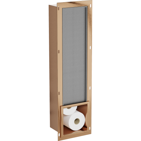Mexen X-Wall-B Toilettenpapierhalter, gebürstetes Kupfer - 19C5