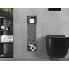 Mexen X-Wall-BP Toilettenpapierhalter mit Magazin, gebürstetes Gun Gray - 19E4