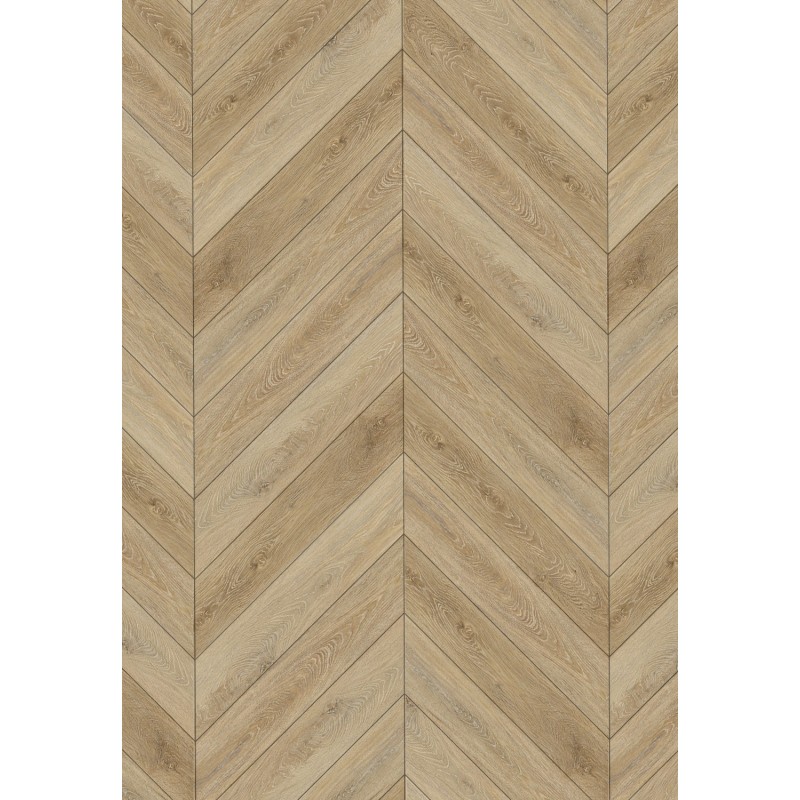 Mexen Worcester  Vinylplatten Französisches Fischgrätmuster 650 x 127 mm SPC 6,5 mm, IXPE-Unterlage 1,5 mm, 4 V-Fuge, Eiche -