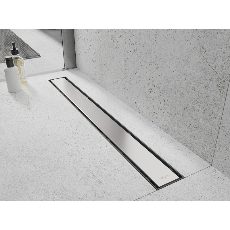 Mexen Flat ABS Duschrinne 2-in-1 80 cm, Edelstahl - 1069080