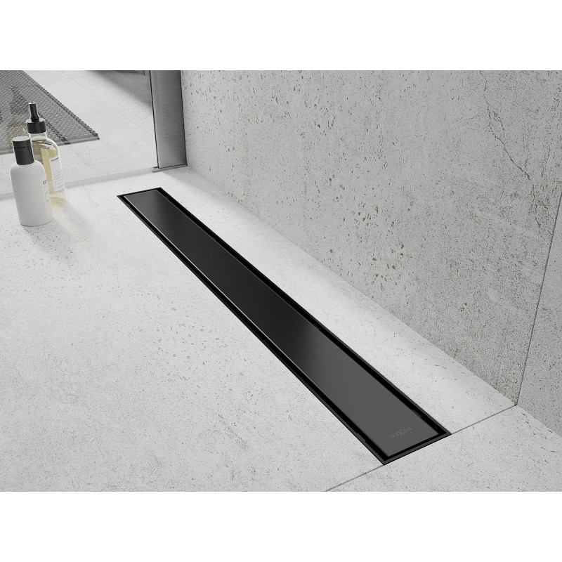 Mexen Flat ABS Linienablauf 2w1 90 cm, schwarz - 1769090