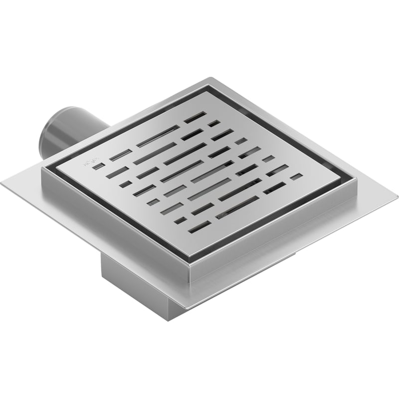 Mexen Flat-Q M01 quadratische Bodeneinlauf 15 x 15 cm, Inox - 1010315