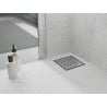 Mexen Flat-Q M12 quadratischer Bodeneinlauf 12 x 12 cm, Inox - 1010412