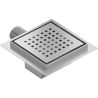Mexen Flat-Q M08 quadratischer Bodeneinlauf 12 x 12 cm, Inox - 1010512