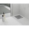 Mexen Flat-Q M08 quadratischer Bodeneinlauf 12 x 12 cm, Inox - 1010512