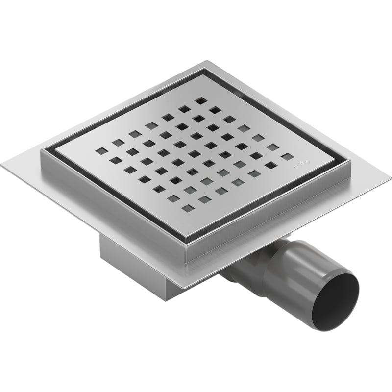 Mexen Flat-Q M08 quadratischer Bodeneinlauf 15 x 15 cm, Inox - 1010515