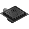 Mexen Flat-Q M08 quadratische Bodeneinlauf 12 x 12 cm, schwarz - 1710512