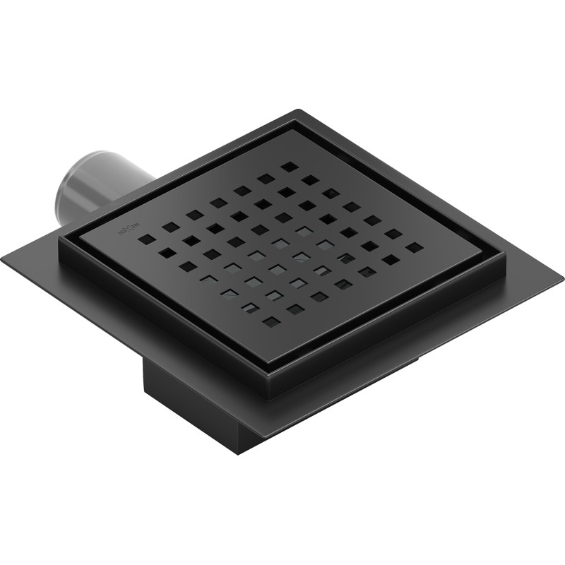 Mexen Flat-Q M08 quadratische Bodenablauf 15 x 15 cm, schwarz - 1710515