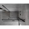 Mexen Mist-F faltbare Duschkabine rechts 110 x 70 cm, transparent, schwarz - 8A6T-110-070-70-00-P