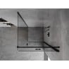 Mexen Mist-F Faltduschkabine rechts 85 x 85 cm, transparent, schwarz - 8A6T-085-085-70-00-P