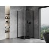 Mexen Mist-F Faltduschkabine rechts 95 x 95 cm, transparent, schwarz - 8A6T-095-095-70-00-P