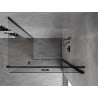 Mexen Mist-F klappbare Duschkabine rechts 115 x 100 cm, transparent, schwarz - 8A6T-115-100-70-00-P