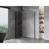 Mexen Mist-F Faltduschkabine links 70 x 80 cm, transparent, schwarz - 8A6T-070-080-70-00-L