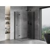 Mexen Mist-F Duo Duschkabine klappbar rechts 80 x 105 cm, transparent, schwarz - 8A6-080L-105P-70-00