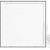 Mexen Brill LED-Deckenpaneel, unterputz 60 x 60 cm, 40W, Neutral - 4000K, 3600 lm, schwarz - L200-060-060-4040-70