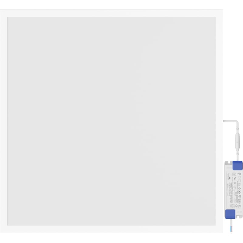 Mexen Brill+ LED-Deckenpaneel Unterputz 60 x 60 cm, 48W, Neutral - 4000K, 5280 lm, weiß - L201-060-060-4840-20