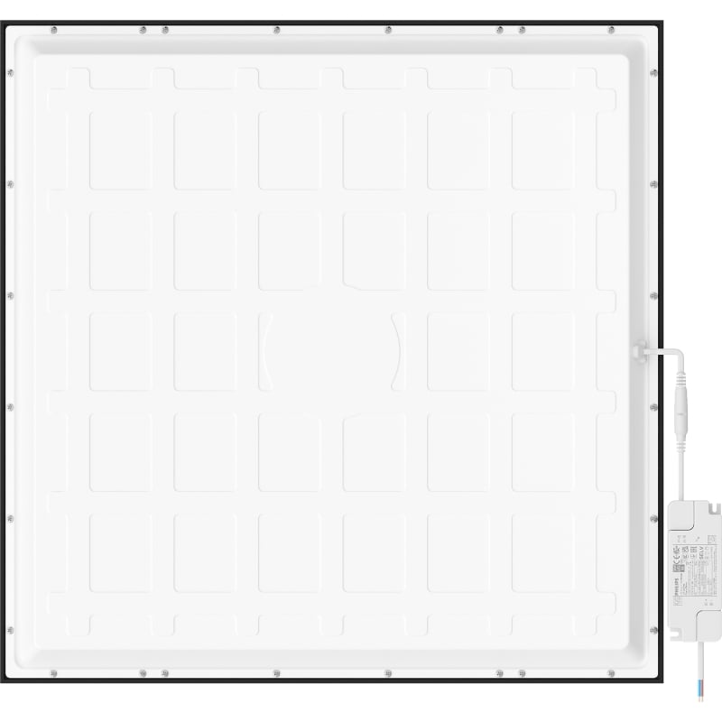 Mexen Brill-S LED-Deckenpaneel, 60 x 60 cm, 36W, Neutral - 4000K, 3960 lm, schwarz - L202-060-060-3640-70