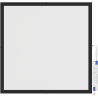 Mexen Brill-S LED-Deckenpanel zur Oberflächenmontage 60 x 60 cm, 40W, Neutral - 4000K, 3600 lm, schwarz - L205-060-060-4040-70