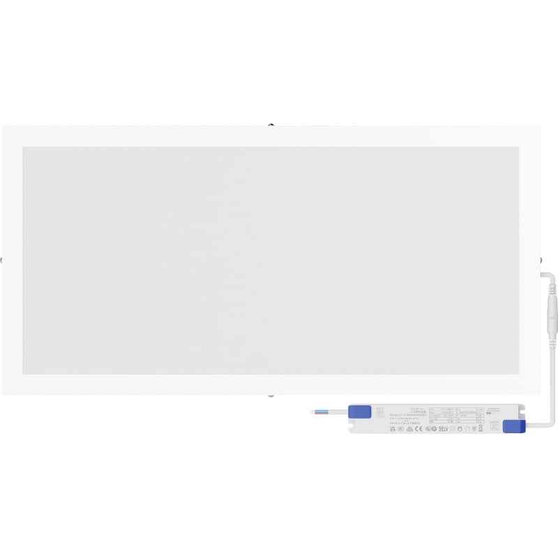 Mexen Brill-S LED-Deckenpanel Aufputz 60 x 30 cm, 24W, Neutral - 4000K, 2880 lm, weiß - L207-060-030-2440-20