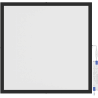 Mexen Brill-S LED-Deckenpaneel zur Aufputzmontage 60 x 60 cm, 36W, Neutral - 4000K, 3960 lm, schwarz - L207-060-060-3640-70