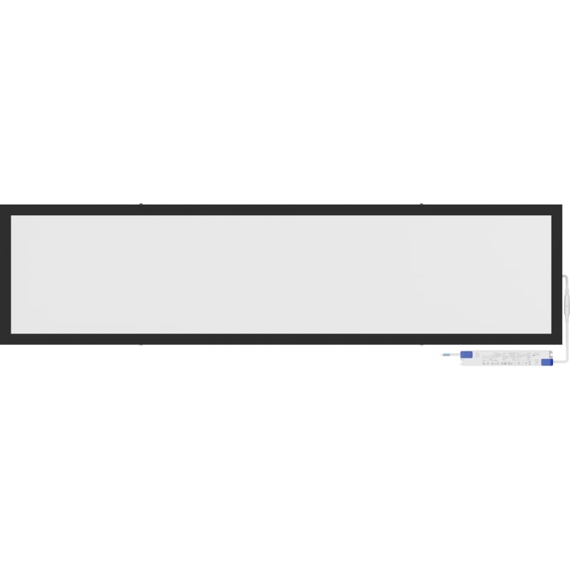 Mexen Brill-S LED-Deckenpaneel zur Oberflächenmontage 120 x 30 cm, 36W, Neutral - 4000K, 3960 lm, schwarz