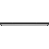 Mexen Brill-S LED-Deckenpanel Aufputz 120 x 60 cm, 60W, Neutral - 4000K, 6600 lm, schwarz - L207-120-060-6040-70