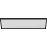 Mexen Brill-S LED-Deckenpanel Aufputz 120 x 60 cm, 60W, Neutral - 4000K, 6600 lm, schwarz - L207-120-060-6040-70