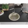 Mexen Diego Granitspüle 1-Becken mit Küchenarmatur Rita, beige - 6512-69-670300-00