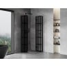 Mexen Mist-F Duo faltbare Duschkabine 95 x 95 cm, schwarzes Gitter, schwarz - 8A6-095L-095P-70-77
