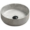 Mexen Felicia Aufsatzwaschbecken 39 x 39 cm, grauer Stein - 21363962