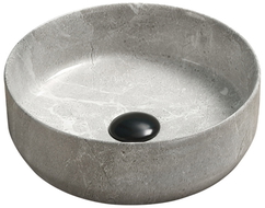 Mexen Felicia Aufsatzwaschbecken 39 x 39 cm, grauer Stein - 21363962