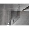 Mexen Mist L asymmetrische fünfeckige Duschkabine mit Drehtür 80 x 90 cm, transparent, Chrom - 8A8L-080-090-01-00