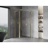 Mexen Mist L Fünfeck-Duschkabine 90 x 90 cm, transparent, gold - 8A8L-090-090-50-00
