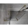 Mexen Mist L asymmetrische Fünfeck-Duschkabine, schwenkbar 100 x 90 cm, transparent, golden - 8A8L-100-090-50-00