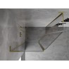 Mexen Mist L Asymmetrische fünfeckige Duschkabine mit Drehtür 100 x 90 cm, transparent, gold - 8A8L-100-090-50-00