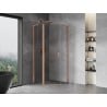 Mexen Mist L Fünfeck-Duschkabine 90 x 90 cm, transparent, gebürstetes Kupfer - 8A8L-090-090-65-00