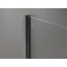 Mexen Uni-I1 Wandanschlussleiste für 8 mm Duschwand, schwarz - 800-00-70