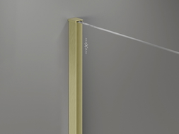 Mexen Uni-I1 Wandprofil für 8-mm-Duschwand, gebürstetes Gold - 800-00-55