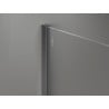 Mexen Wandprofil für Duschwand 8 mm, Gun Gray gebürstet - 800-00-66