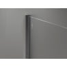 Mexen Wandanschlussleiste für Duschwand 8 mm, Gun Metal - 800-00-95