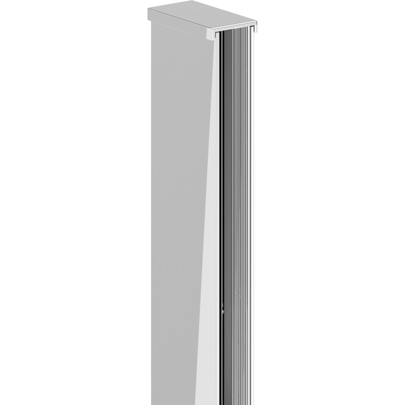 Mexen Uni-I2 Wandprofil für 10-mm-Duschwand, Chrom - 800-00-01-X