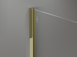 Mexen Wandabschlussleiste für Duschwand 10 mm, Gold - 800-00-50-X