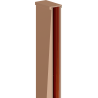 Mexen Wandanschlussleiste für Duschwand 10 mm, Roségold - 800-00-60-X