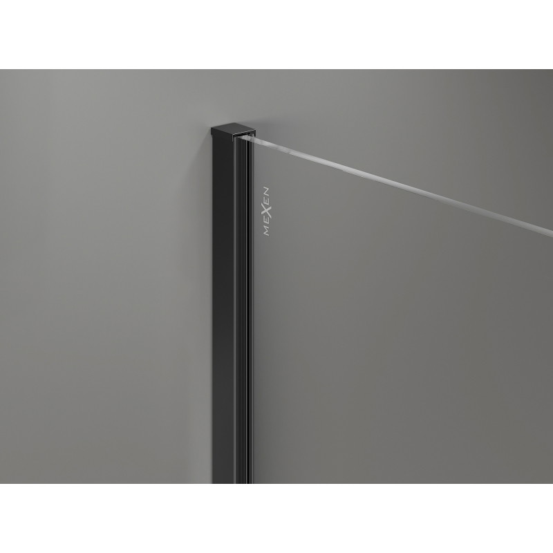 Mexen Wandabschlussleiste für Duschwand 10 mm, schwarz - 800-00-70-X