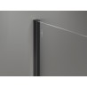 Mexen Wandabschlussleiste für Duschwand 10 mm, schwarz - 800-00-70-X